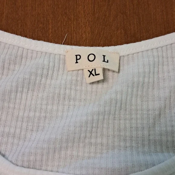 POL XL White Tank Tunic - Picture 5 of 10